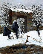 Friedhof im Schnee